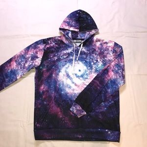 Galaxy Graphic Hoodie Drawstring Sweatshirt.
